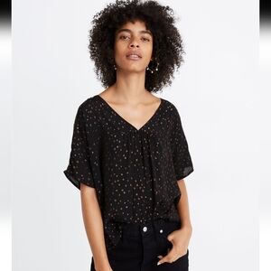 Madewell Ladies Short Sleeve Casual Blouse